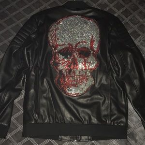 Philipp Plein leather jacket